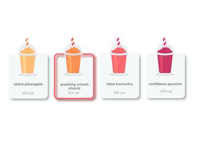 Muxsa Smoothies app app design debut design dribbble first shot flatdesign illustration ui vector