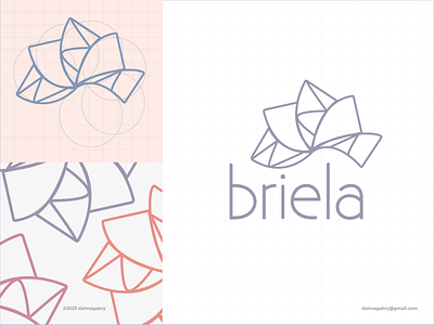 BRAND DESIGN BRIELA app design brand branding design diseño dribbble flatdesign icon design logo logo design ui