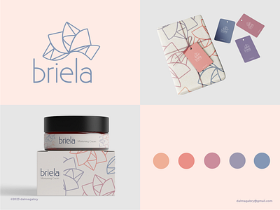 Briela Branding app design brand brand design branding branding design debut design dribbble flatdesign icon design logo marca mockups