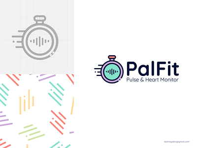 PalFit - Logo & Branding 3d app app design app logo brand design branding design diseño diseño de logo dribbble flatdesign graphic design illustration logo marca ui visual