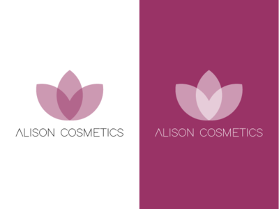 Alison Cosmetics branding design identity logo