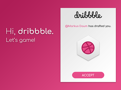 Hello Dribbble! dribbble debut