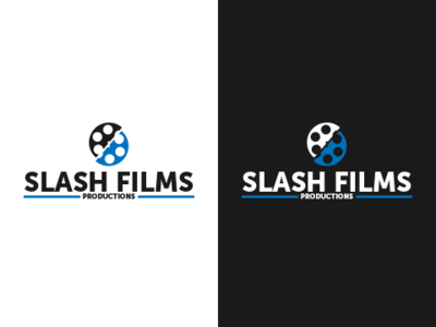 Slash Films branding design identity logo vector