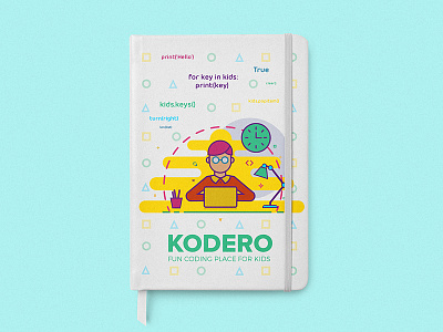 Code Notebook For Kids book code colorful dairy illustration kids notebook pocketbook python time