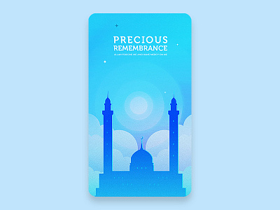 Book Reading App Splash Screen app book illustration ios mobile mosque precious read religious splash ui welcome