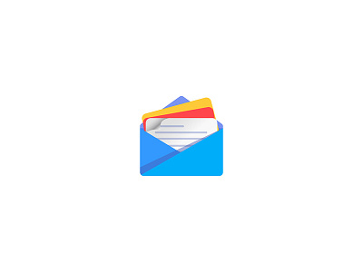 Mailbox App Icon all app box colorful contact flat icon ios letter mail mobile writing