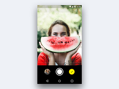 Filters for Snapshot App Design android app camera effects filter icon mobile modern photo photo app take photo