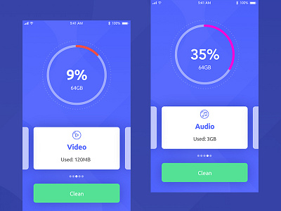 Phone Cleaner - Video&Audio app audio boost cache clean cleaner data graph ios iphone junk video
