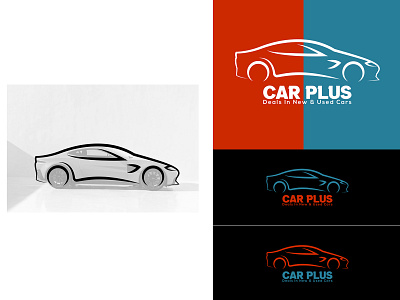 Car Plus Logo Design