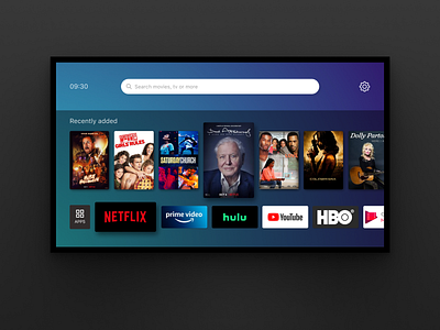 Daily UI Day 25 - TV app dailyui ui design