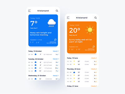 Daily UI Day 37 - Weather dailyui ui design