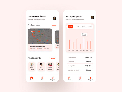 Daily UI Day 41 - Workout tracker dailyui ui design