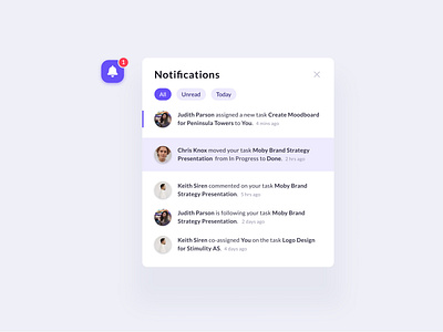 Daily UI Day 49 - Notifications dailyui notifications ui design