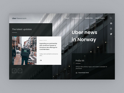 Daily UI Day 51 - Press Page