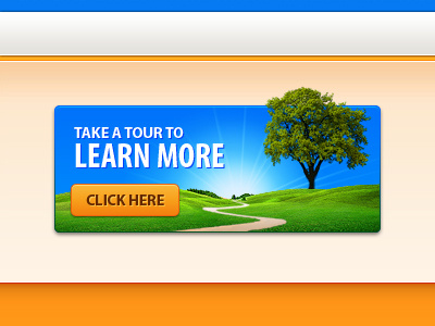 Big ol' Button beige big button blue button click here green image learn more myriad pro condensed orange tour
