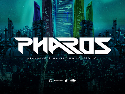 PHAROS - Design Portfolio 2020 branding branding design digital marketing edm graphic design logo marketing design social media design trance music