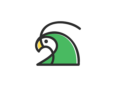 Parrot! bird brand branding eagle for sale geometric icon languages logo logo design logodesign mark monochrome monoline nest parrot parrots symbol talk wings