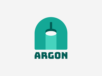 A for Argon! 36daysoftype a argon brand branding for sale geometric icon lamp letter lettermark light logo logo design logodesign mark monogram neon symbol type