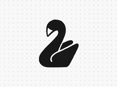 swan! animal bird brand branding crane for sale goose icon illustration logo logo design logodesign mark monochrome nest pelican sketch swan symbol wings