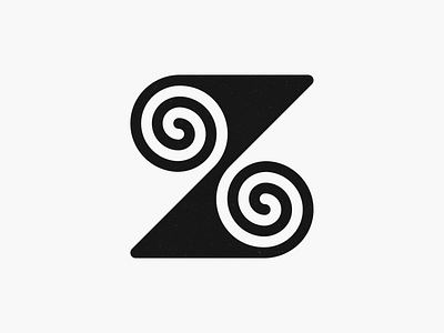 Z swirls! 36daysoftype brand branding geometric icon letter lettermark logo logo design logodesign mark monochrome monogram negative space swirl symbol type z