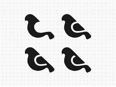 Doves II bird birds black brand branding dove icon illustration logo logo design logodesign mark monochrome negative space nest pigeon process sketch symbol wings