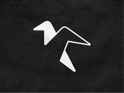 FlyCart! animal aviation bird brand branding dove geometric icon logo logo design logodesign mark monochrome negative space origami paper symbol travel wings