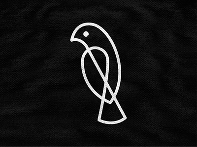 Monoline bird III animal bird brand branding dove icon illustration line logo logo design logodesign mark monochrome monoline nest pigeon sketch stroke symbol wings