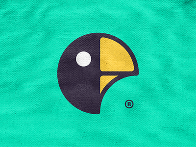 Night Parrot! bird brand branding geometric head icon light logo logo design logodesign mark minimal monochrome moon night parrot sparrow symbol window wings