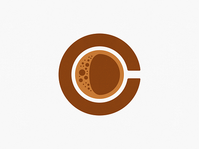 C for Coffee brand branding c coffee concept cup drink geometric icon illustration letter logo logo design logodesign mark symbol type