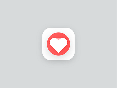 Paper Heart! app apple bigsur brand branding geometric health heart icon ios logo logo design logodesign love mark matchmaking paper red symbol valentine