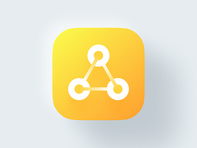 Connected! a app brand branding connect connected geometric icon ios letter logo logo design logodesign loop mark startup symbol triangle