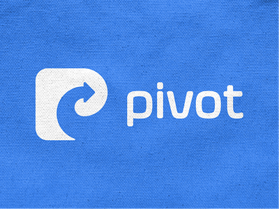 Pivot! abstract arrow brand branding geometric icon letter lettermark logo logo design logodesign logotype mark monochrome monogram p pivot symbol type