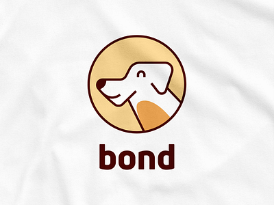 Bond! animal bond brand branding dog friend friendly icon illustration logo logo design logodesign mark monoline pet playful shop symbol vet