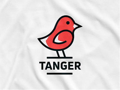 Tanger! animal bird birds brand branding hummingbird icon illustration logo logo design logodesign mark nest symbol tanager tanger wings