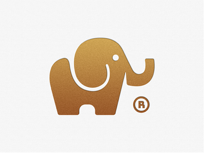 Elephant golden mark! africa animal brand brand identity branding elephant forest geometric icon india jungle logo logo design logodesign logos mark monochrome savanna symbol