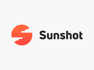 Sunshot! brand brand identity branding clouds geometric icon letter logo logo design logodesign logos mark photography rising s shot sun sunny symbol type