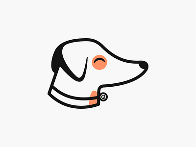 Friendly Dog! brand brand identity branding dog dogs icon illustration logo logo design logodesign logos mark minimal monochrome monoline pet puppy symbol visual identity