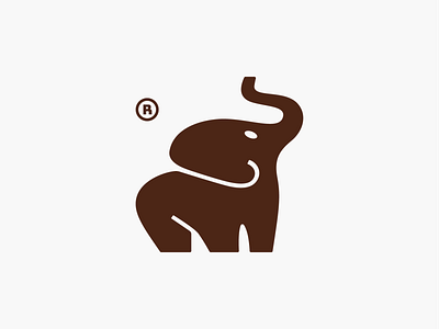 Elephant mark! animal brand brand identity branding elephant geometric icon illustration jungle logo logo design logodesign logos mark monochrome savanna symbol wild