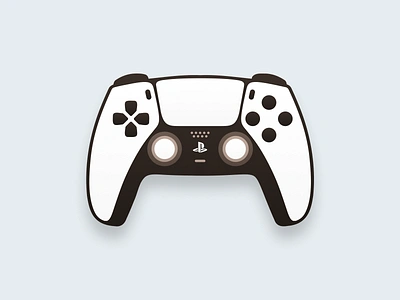 DualSense Controller! brand branding console controller dualsense figma flat game gaming icon illustration joystick logo logo design logodesign mark play playstation playstation5 symbol