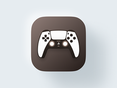 Dualsense Controller icon! abstract app bigsur brand branding controller geometric icon illustration ios joystick logo logo design logodesign mac mark playstation playstation5 set symbol