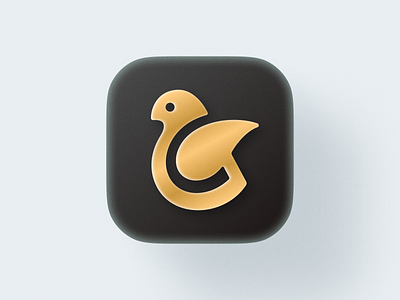 Golden Bird! abstract bigsur bird brand brand identity branding g geometric icon icons ios letter logo logo design logodesign mac mark symbol visual identity wing