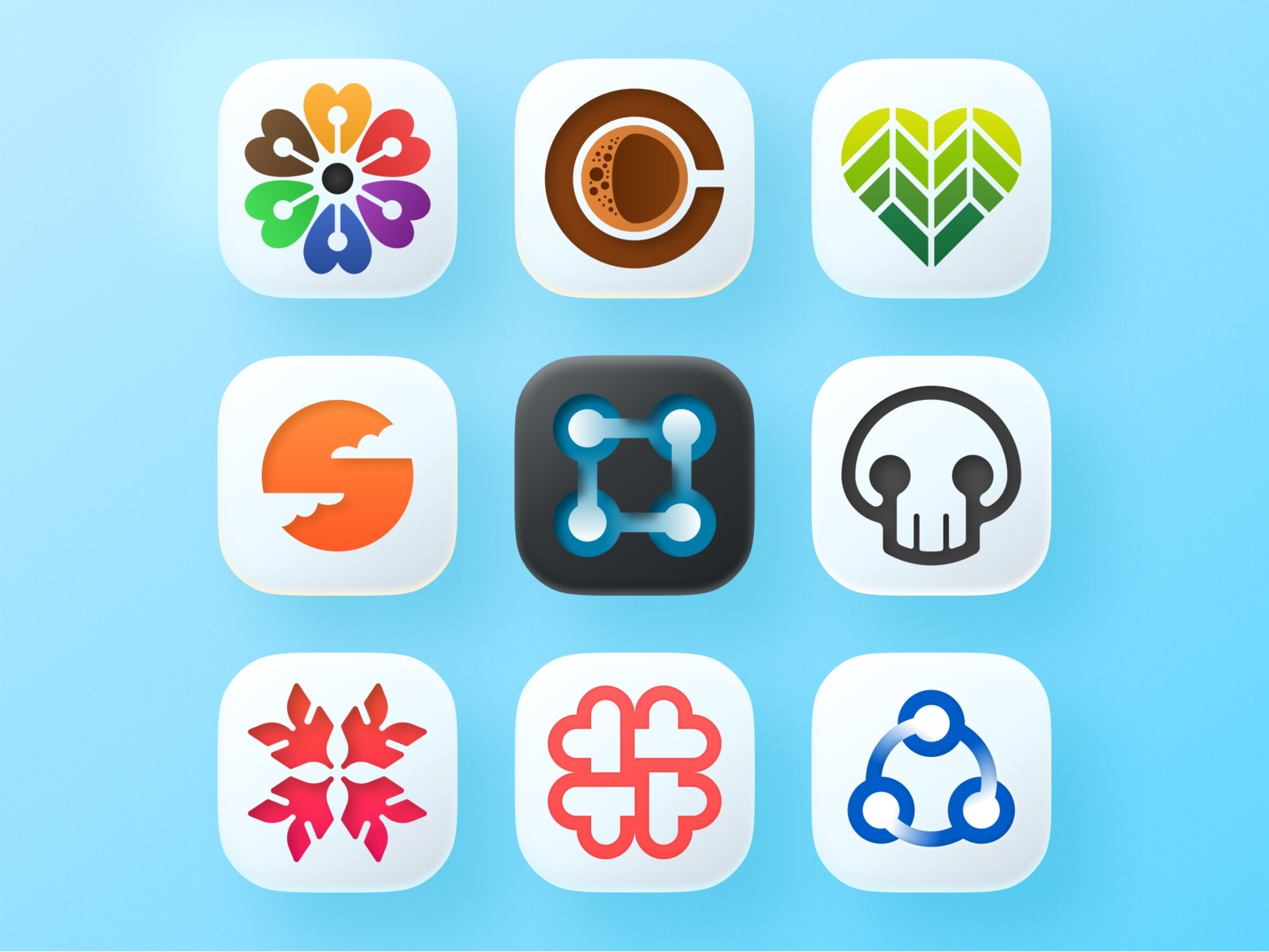 App icons collection! by Nour Oumousse on Dribbble