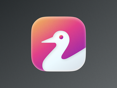 Duck icon! big sur brand branding duck goose icon icons illustration ios ios app logo logo design logodesign mac mark set swan symbol wings