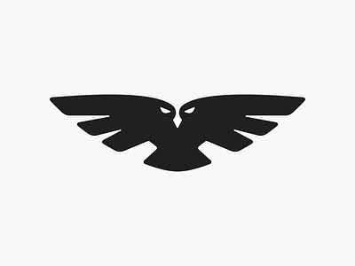Majestic Hawk! bird brand branding eagle falcon hawk icon illustration logo logo design logodesign mark monochrome negative space symbol wings
