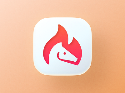 Fire horse icon!