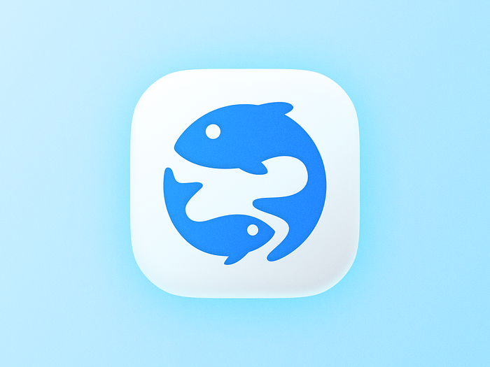 Fish icon! by Nour Oumousse on Dribbble