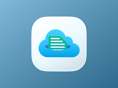 Cloud Docs Icon! By Nour On Dribbble