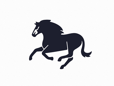 Horse Mark! art brand brand design brand identity branding design horse icon illustration logo logo design mark negative space power run symbol