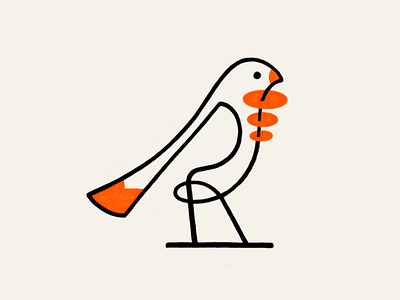 Monoline Tweeter! birds brand brand design brand identity branding design icon illustration lineart logo logo design mark minimal monoline nest parrot symbol tweet tweeter