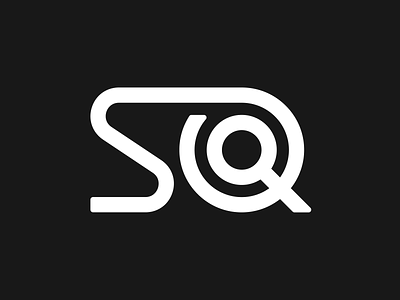 SprintQuery! brand brand identity branding icon letter logo logo design mark monochrome monogram q query s search searching seo sprint sq symbol type